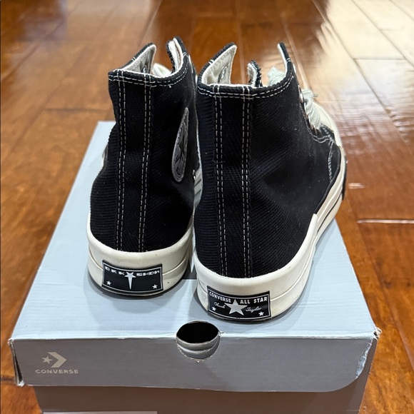 Converse Black and White High-Top Sneakers - Picture 4 of 13